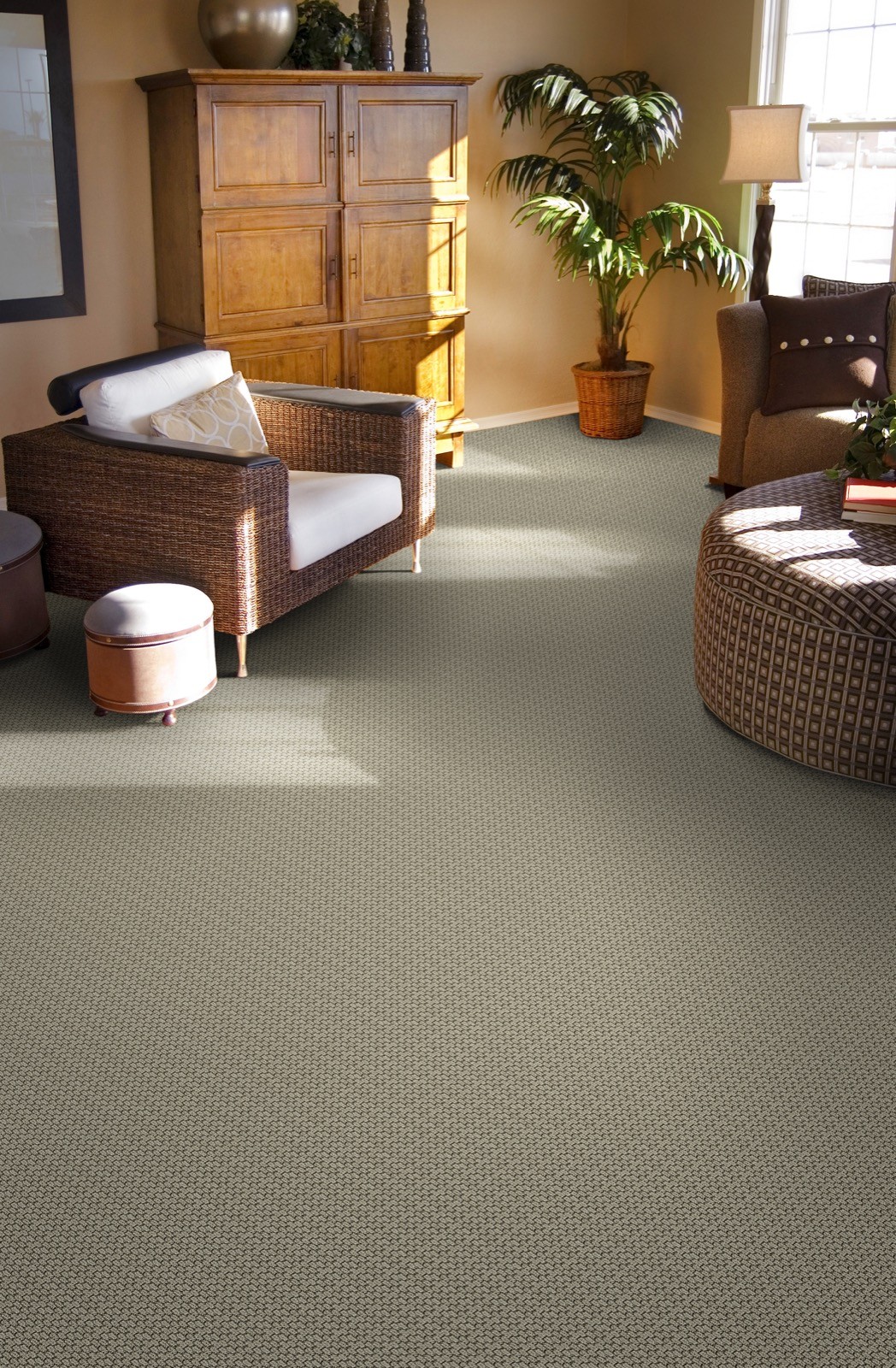 Grey Carpet flooring | Landmark Home Interiors